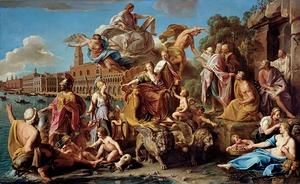 The Triumph of Venice [circa 1737] by Pompeo Batoni [1708–1787]